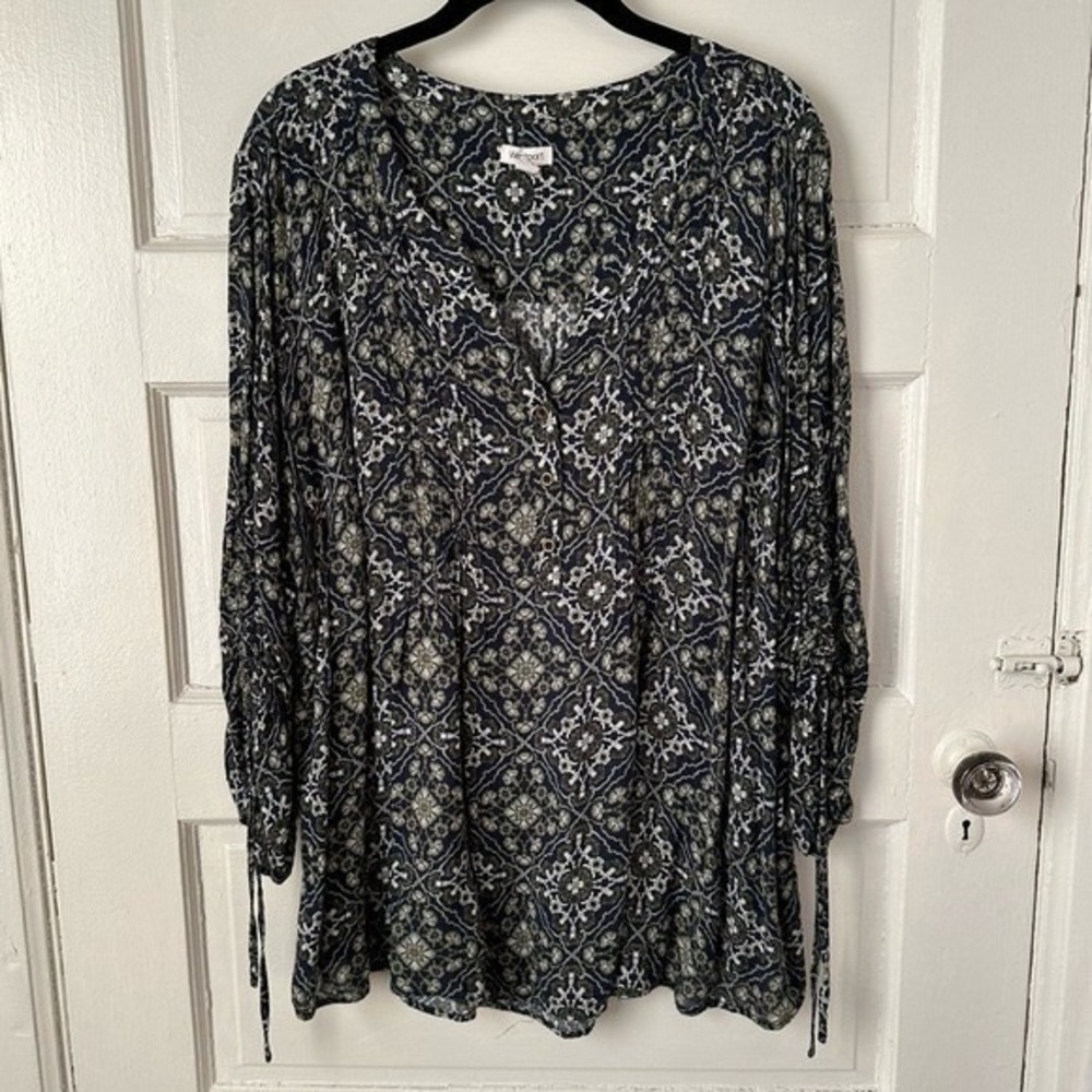 3/$20 💥 Westport Women's Paisley Floral Peasant Top Flowy V-Neck Boho Indie 3X - Picture 16 of 16